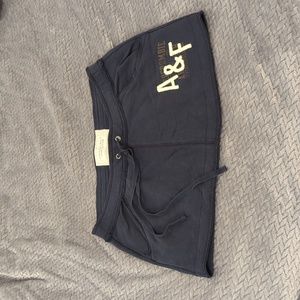 Abercrombie & Fitch navy cotton skirt